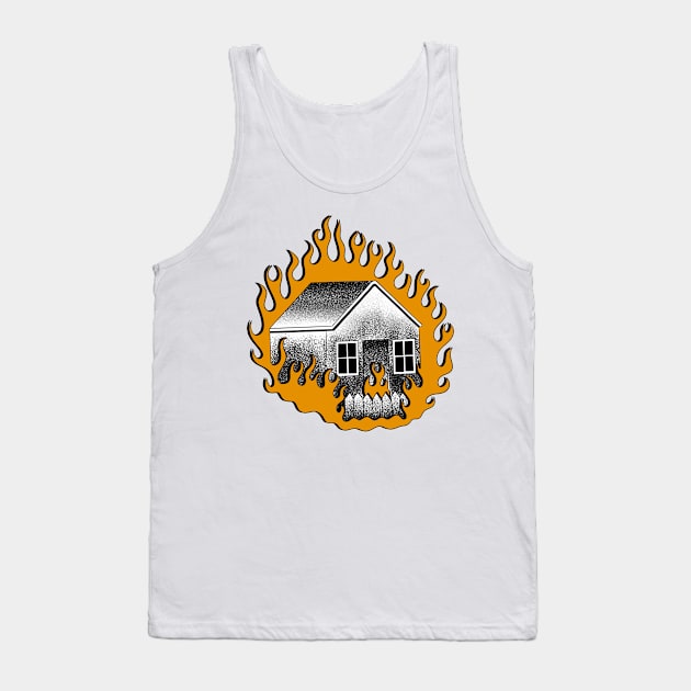 house on fire Tank Top by lizajambalaya